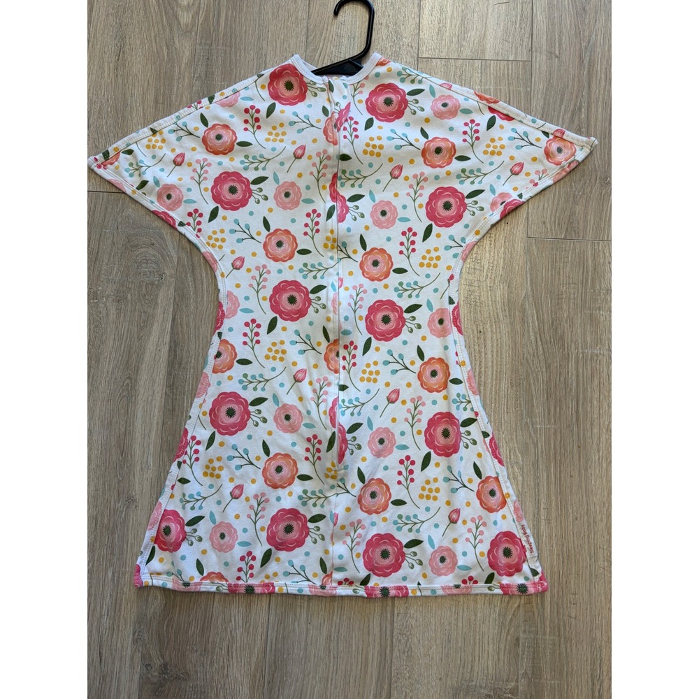 Sleeping Baby Zipadee-Zip Floral Swaddle Transition Sleep Sack Medium 6-12 Month